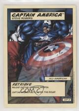 2005 Topps Marvel Legends Showdown Game Cards Captain America (All-American) qp4