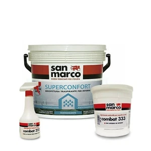 SAN MARCO CICLO ANTIMUFFA SUPERCONFORT 10L+ COMBAT 222 lt.0,5 +COMBAT 333 lt.1 - Foto 1 di 6