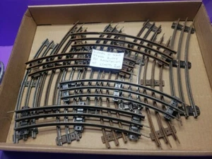 12 RUSTY 027 Lionel O Curve Railroad Train Tracks 12 pcs Crafts, Restoration Lot - Picture 1 of 10