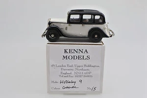 KENNA MODELS SCALA 1/43 WOLSELEY 9 BIANCO/NERO - Foto 1 di 1
