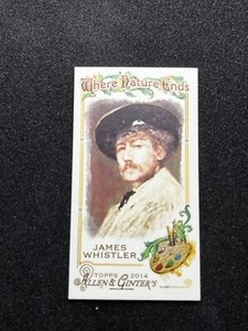2014 Topps Allen & Ginter's Where Nature Ends Mini James Whistler #WNE-15
