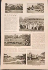 Newport Casino National Tennis Club Gebäude & Gelände RI Harper's Weekly 1894 - Bild 1 von 1