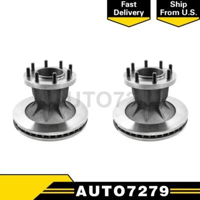 Conjunto de rotor y buje de freno de disco delantero DuraGo 2 piezas para Chevrolet G30 1996 Foto 1 de 3