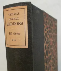 "The Complete Works of Thomas Lovell Beddoes, The Second Part" Ed. Gosse - 1928 - Foto 1 di 12