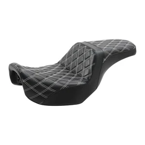 Driver Passenger Seat Fit For Harley Dyna Street Fat Bob Super Glide 2006-17 - Bild 1 von 12