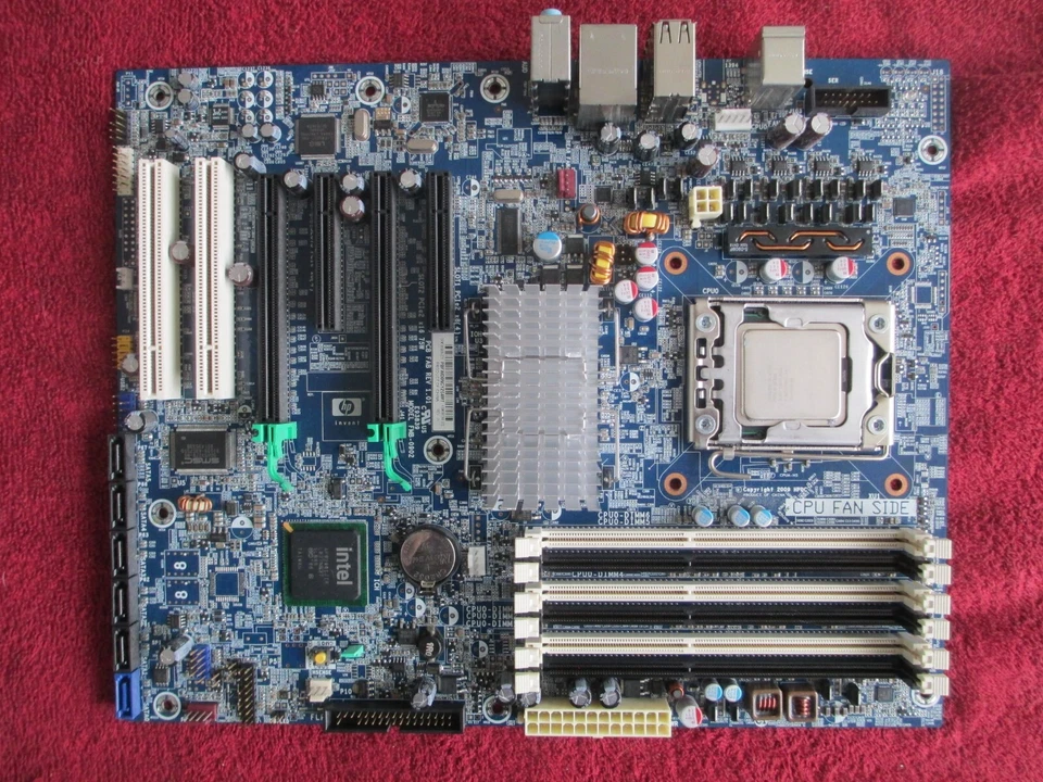 HP 586968-001 Z400 Socket 1366 DDR3 Motherboard with CPU - Image 1 of 1