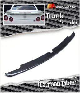 Carbon Fiber Trunk Spoiler Wing Rear Lip fits 2008-2021 Nissan GTR GT-R R35 R-35 - Picture 1 of 8