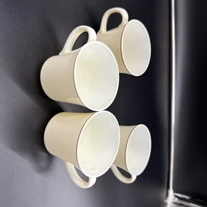 Arcopal France Provincial Milk White  Set Of 4 Coffee Tea Cups - Picture 1 of 9