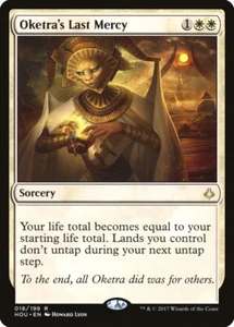 MTG Magic the Gathering Oketra's Last Mercy (18/257) Hour of Devastation LP - Picture 1 of 1