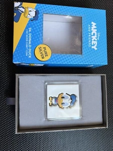 Donald Duck Chibi Coin 1oz Fine Silver .999 New Zealand Mint Silver Coin Disney - Picture 1 of 6
