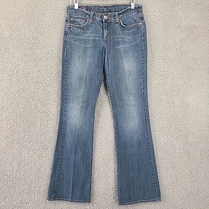 Lucky Brand Sweet N' Low Regular Inseam Medium Wash Blue Jeans Women's 4/27 - Picture 1 of 22