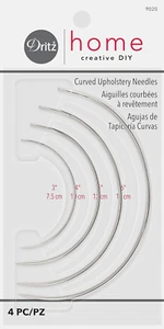 Home 9020 Curved Upholstery Hand Needles, Size 3, 4, 5 & 6-Inch (4-Piece) - Picture 1 of 12