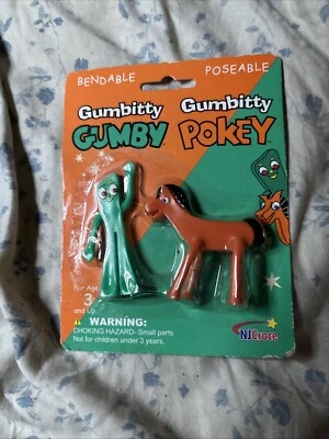 FIGURAS FLEXIBLES DE COLECCIÓN GUMBY Y POKEY Foto 1 de 4