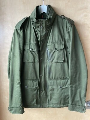 Banana Republic Jacket Mens Large Brown Field Coat Water Repellant Outdoor - Image 1 of 4