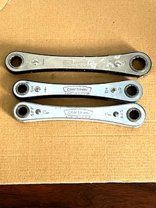 Vintage Craftsman (3) SAE (1) Metric Ratchet Wrench Mixed Lot Of 3 - Picture 1 of 6