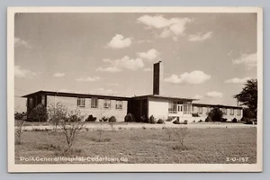Polk General Hospital, Cedartown Georgia, RPPC Cline Photo Postcard P18 - Picture 1 of 2