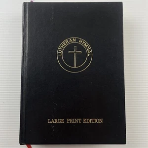 Lutheran Hymnal Large Print Edition Christianity Religious 1979 Hardcover Book - Picture 1 of 8