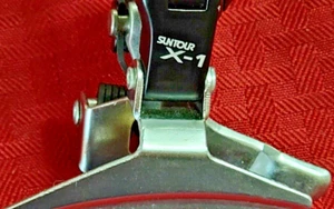 Suntour X-1 Front Derailleur 28.6 Clamp On For Triple Mountain Bike MTB  NOS - Picture 1 of 7