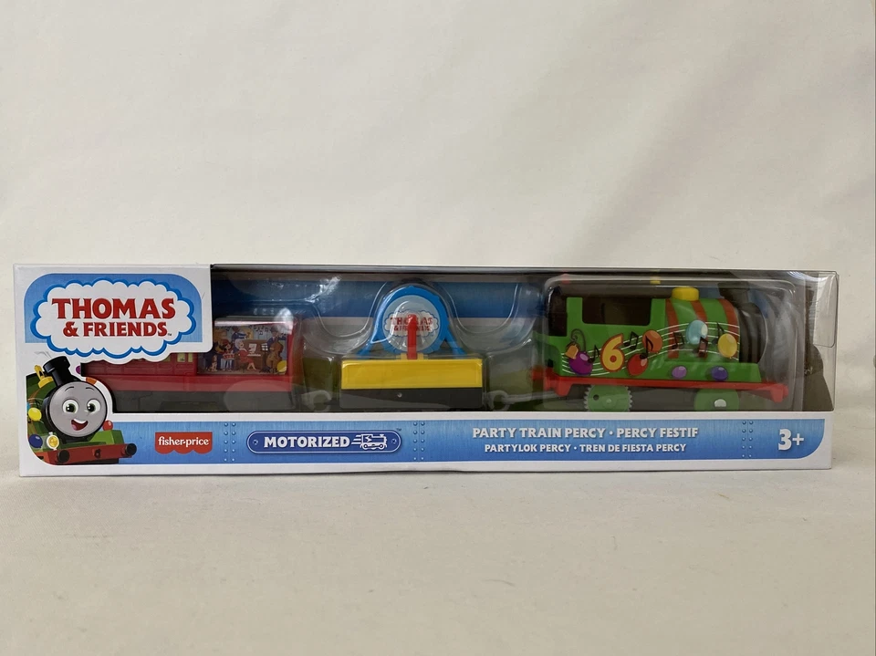 Thomas & Friends Motorized Party Train Percy Engine Toy by Mattel 6 Green 2021