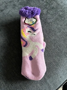 Fuzzy Babba Girls Unicorn Cozy Warmer Slipper Socks NEW - Picture 1 of 2
