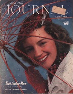 Ladies Home Journal April 1938 Helen Topping Miller 101718DBE - Foto 1 di 1