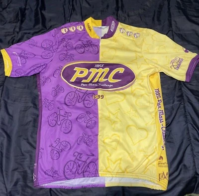 Camiseta deportiva de ciclismo vintage Pearl Izumi PMC 1999 para hombre talla XXL Pan-Mass Challenge Foto 1 de 4