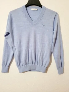 Peter Millar v-neck sweater size Medium 100% extra Fine Italian Merino Wool - Picture 1 of 9
