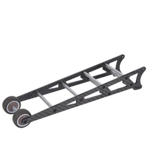 RcAidong Carbon Fiber Adjustable Wheelie Bar for Traxxas 9460 Drag Slash Truck - Picture 1 of 13
