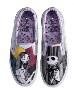 Zapatillas deportivas para mujer Pesadilla antes de Navidad sin cordones Jack & Sally - Imagen 1 de 16
