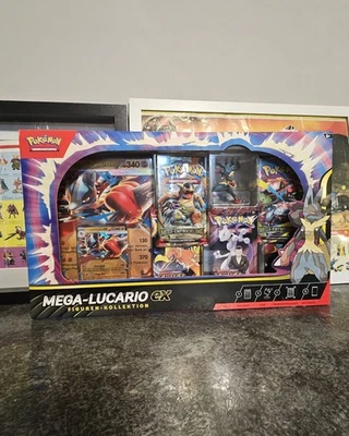 Pokémon Mega lucario Ex Figuren-Kollektion Deutsch Sealed  - Bild 1 von 4