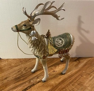 Vintage 2000 Fitz and Floyd Large Deer Figurine Gregorian Collection - Picture 1 of 24