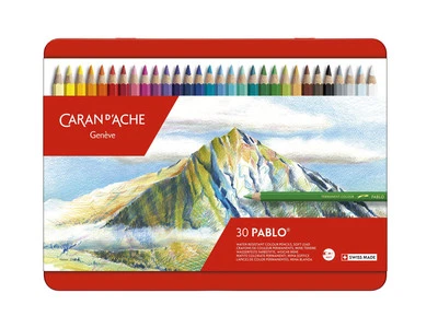 Caran D'ache Pablo Colored Pencil Set of 30 666.33 NEW - Image 1 of 4