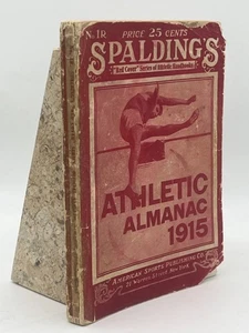 Spalding’s Athletic Almanac 1915 J. E. Sullivan Softcover American Track Field - Picture 1 of 9