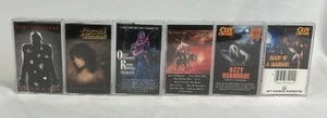 OZZY OSBOURNE Cassette Tape Lot x6 Ozzmosis Ultimate Tribute Tears Bark Madman - Imagen 1 de 17