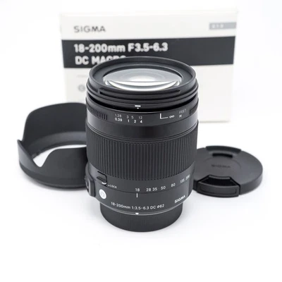 Sigma 18-200mm f/3.5-6.3 DC Contemporary Zoom Lens for Nikon - No OS - Great - Image 1 of 4