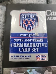 Pro Set Super Bowl XXV Limited Edition Silver Anniversary (FACTORY SEALED) - Picture 1 of 2