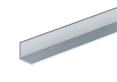 Aluwinkel L Profil Alu Winkel Schiene Winkelprofil Walzblank 1 - 1,5m - Bild 1 von 2