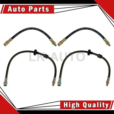 4 líneas de freno de manguera hidráulica de freno delantero trasero para Mercedes-Benz 300SD 3,4 L Foto 1 de 4