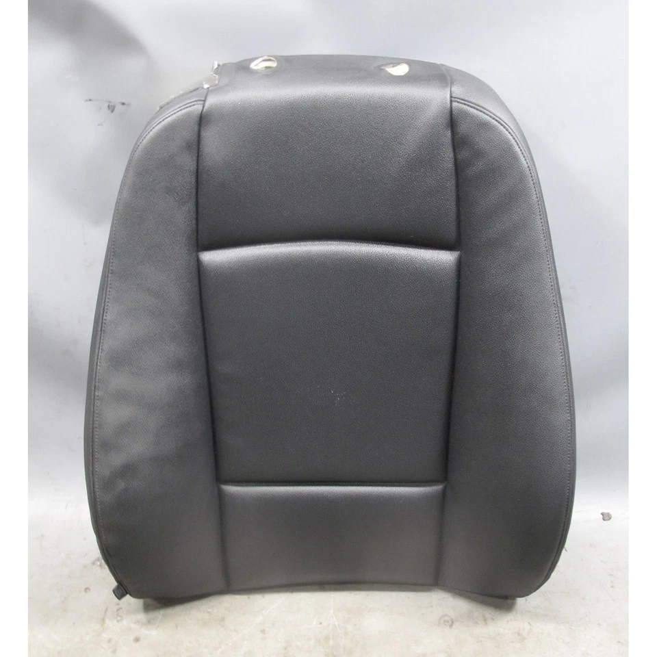 BMW E92 2007-2013 serie 3 asiento delantero derecho respaldo cojín vinilo negro OEM Foto 1 de 4