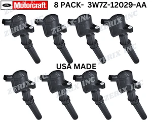 DG508 Ignition Coil Pack 3W7Z-12029-AA For Ford V8 4.6L 5.4L Expedition set of 8 - Picture 1 of 6