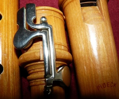 2 Klappen Moeck Rottenburgh Tenor-Blockflöte, barocke Griffw., Doppelloch! - Bild 1 von 4
