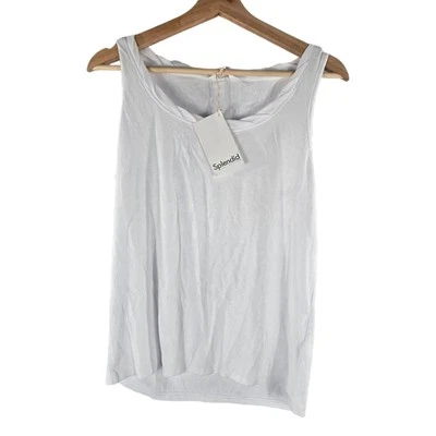 Splendid Chiara Tank Top / Talla XL / Blanco / Nuevo Con Etiquetas Foto 1 de 4