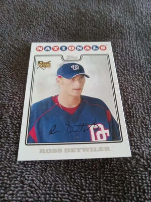 2008 Topps Ross Detwiler Washington Nationals Rookie Baseball Card #92 - Image 1 of 2