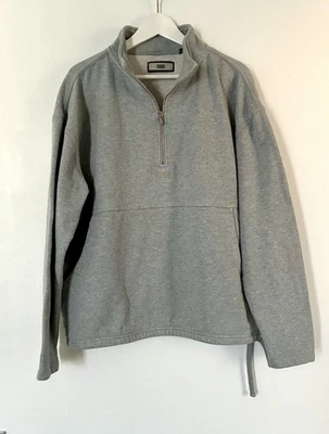 Jersey Kith Cable Fleece Cuarto Cremallera Gris Talla M Foto 1 de 4