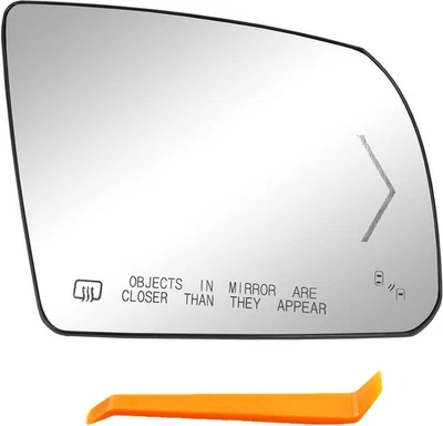 Right Passenger Side Heated Mirror Glass w/ BSM Signal For 02-20 Toyota Tundra - Image 1 of 4