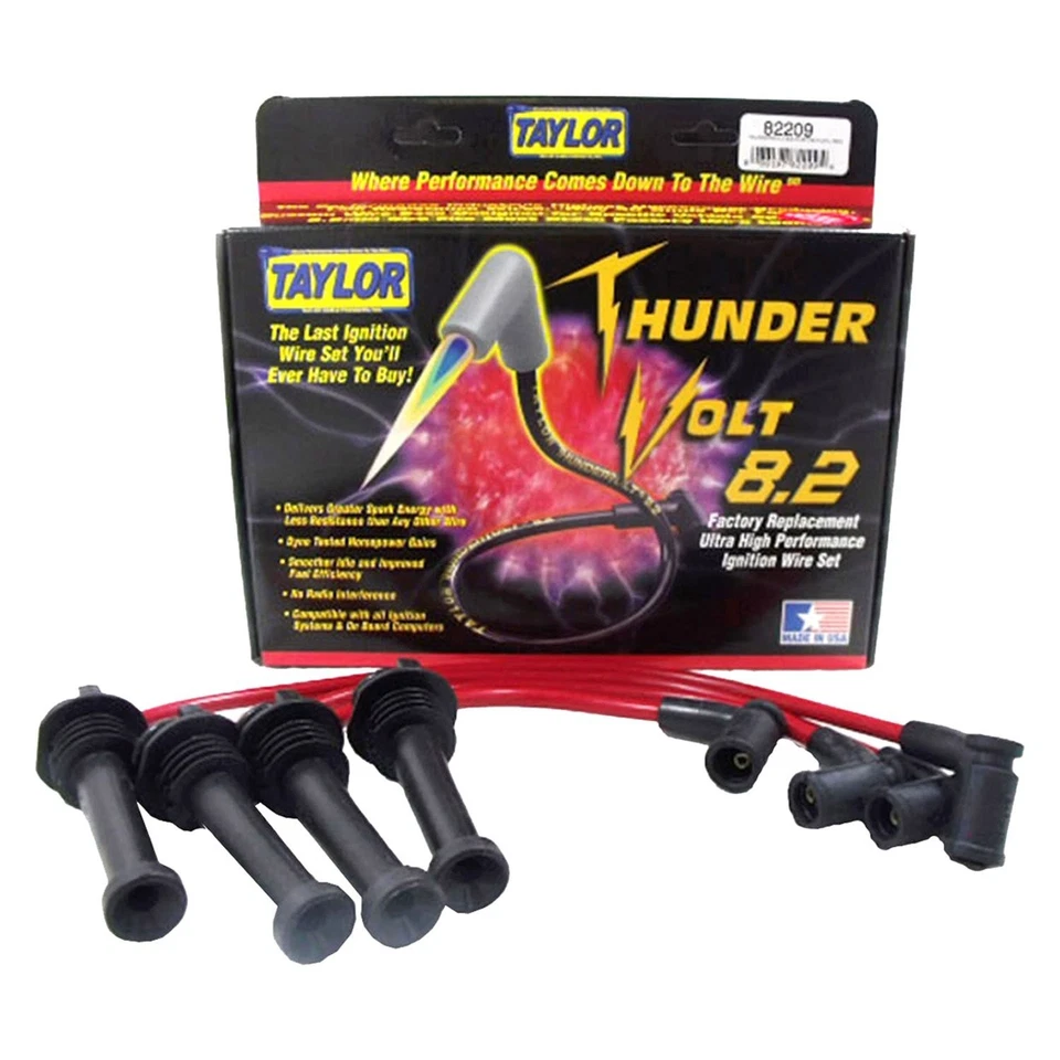 For Ford Focus 2000-2004 Taylor Cable 82209 ThunderVolt 8.2mm Ignition Wire Set - Изображение 1 из 2
