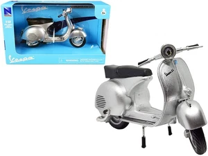 Vespa 150 GS 1/12 Diecast Motorcycle Model Silver Metallic by New Ray - Picture 1 of 2