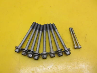 OEM YAMAHA RS VECTOR GT LTX NYTRO ENGINE MOTOR CYLINDER HEAD BOLT SET (10) - Image 1 of 4
