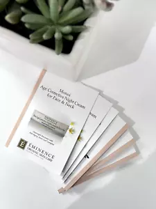 6 Eminence Monoi Age Corrective NIGHT CREAM Face & Neck Samples 3ml .1oz Each - Picture 1 of 1