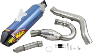FMF 4.1 Full Exhaust w/MegaBomb Head Pipe Blue Yamaha YFZ450R EFI 09-25 044438 - Picture 1 of 1